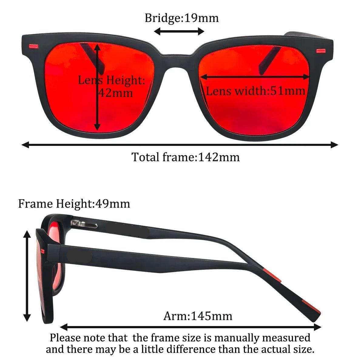 Blue Light Blocking Glasses (Red Lens)
