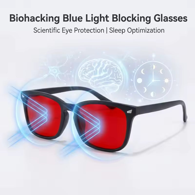 Blue Light Blocking Glasses (Red Lens)