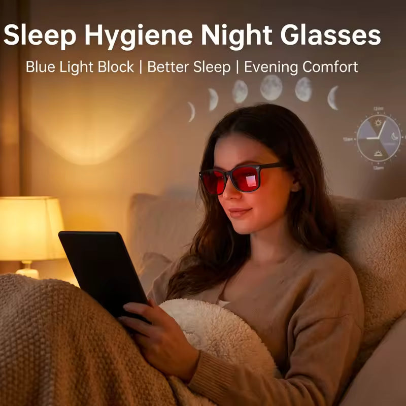 Blue Light Blocking Glasses (Red Lens)