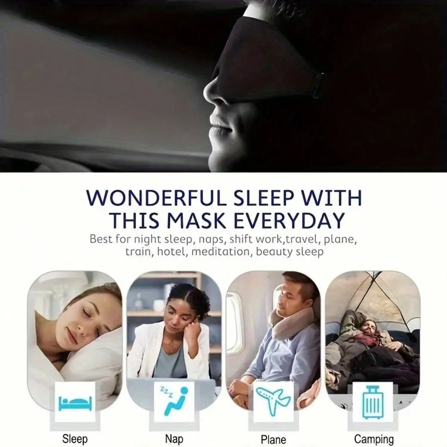 3D Blackout Sleep Mask